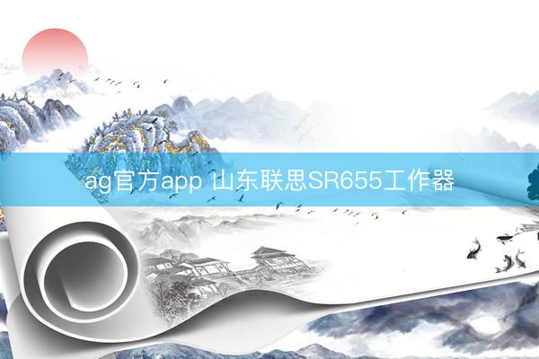 ag官方app 山東聯思SR655工作器
